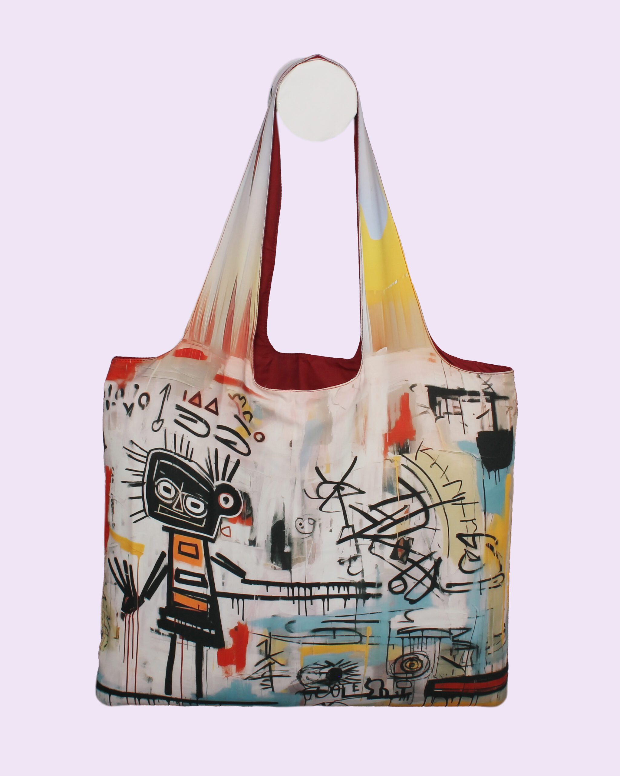 Tote Bag. Basquiat Insp