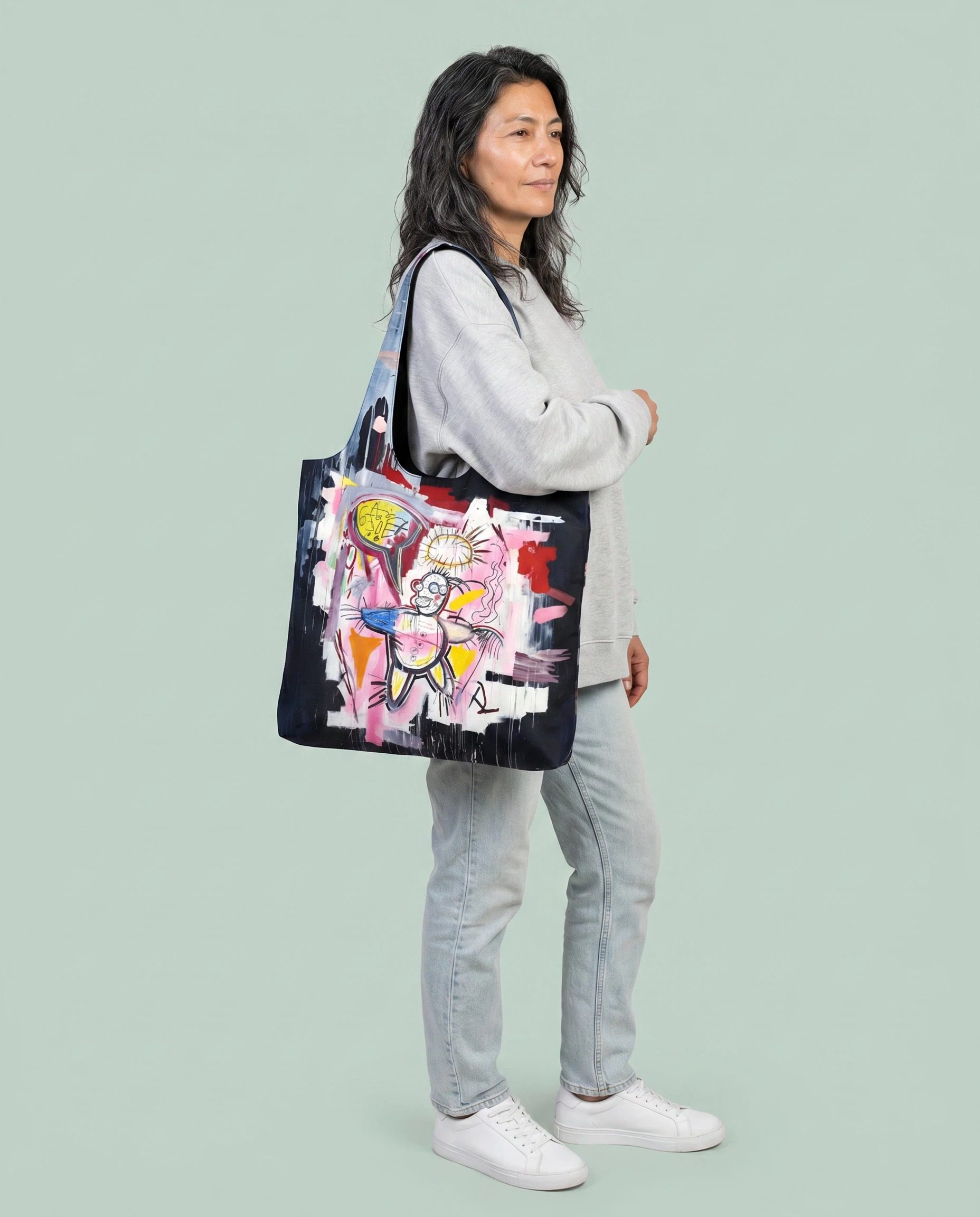 Tote Bag. Basquiat Doonut_4