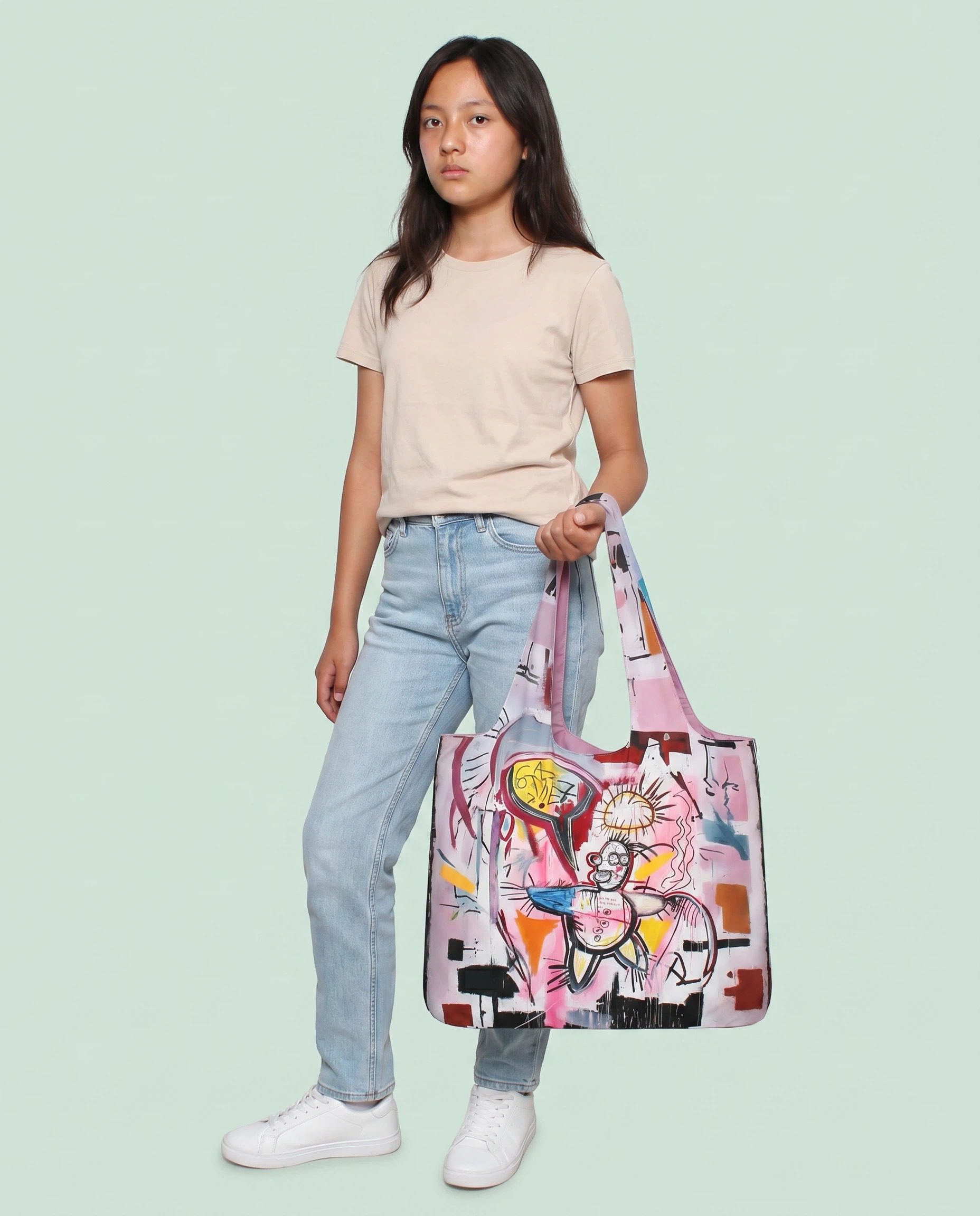 Tote Bag. Basquiat Doonut_1