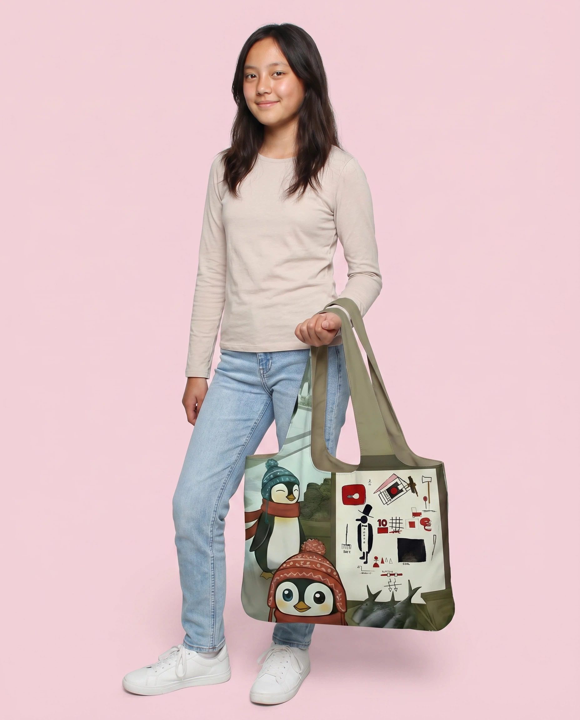 Tote Bag. Basquiat Peng_1